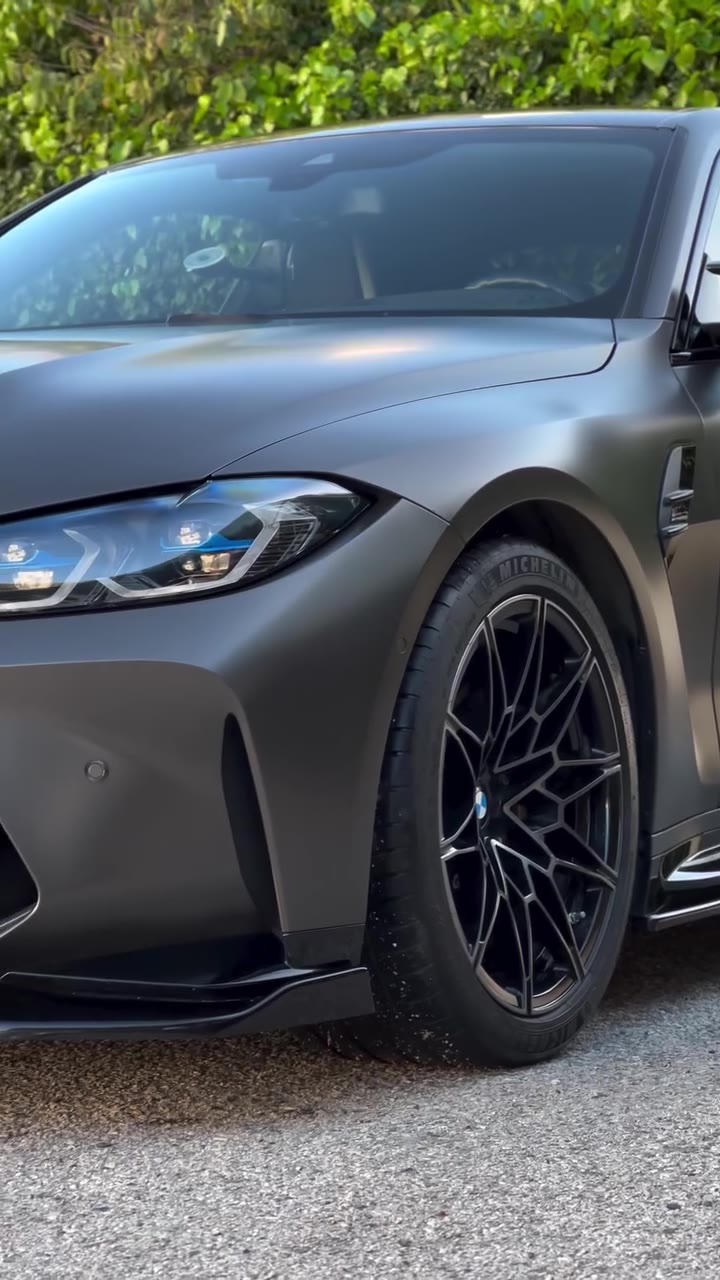 BMW M4 — freshly wrapped