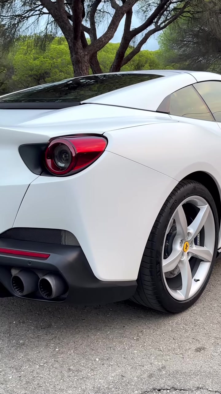 Ferrari Portofino — matte white film