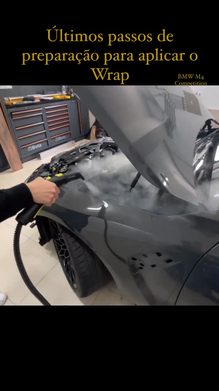 BMW M4 — surface prep for film