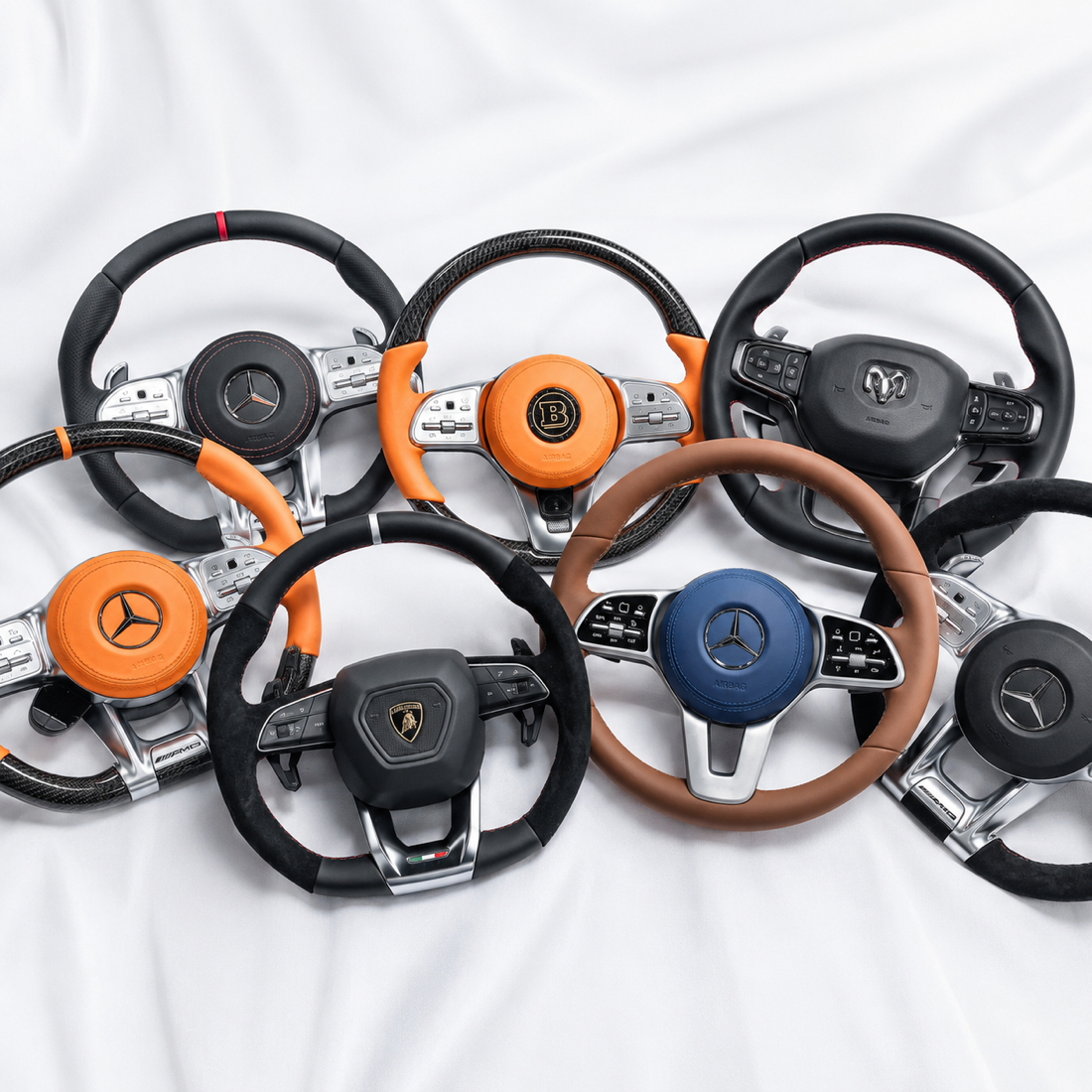 Steering wheel re-trim