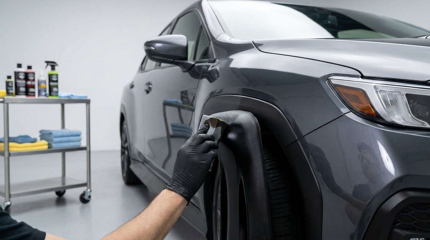 Exterior plastics & trim restoration