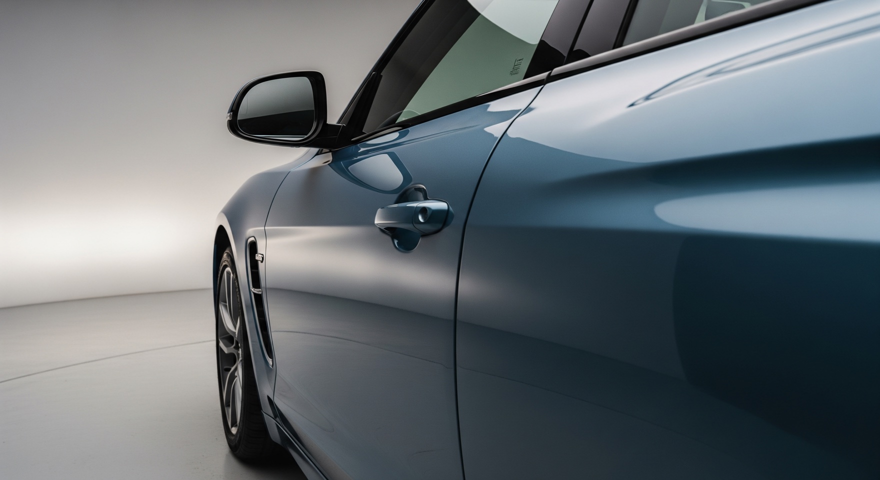 Paint correction under studio lighting at JustCars