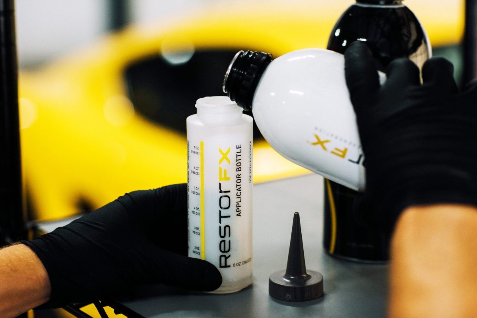 RestorFX restoration system applicator — official RestorFX press photo